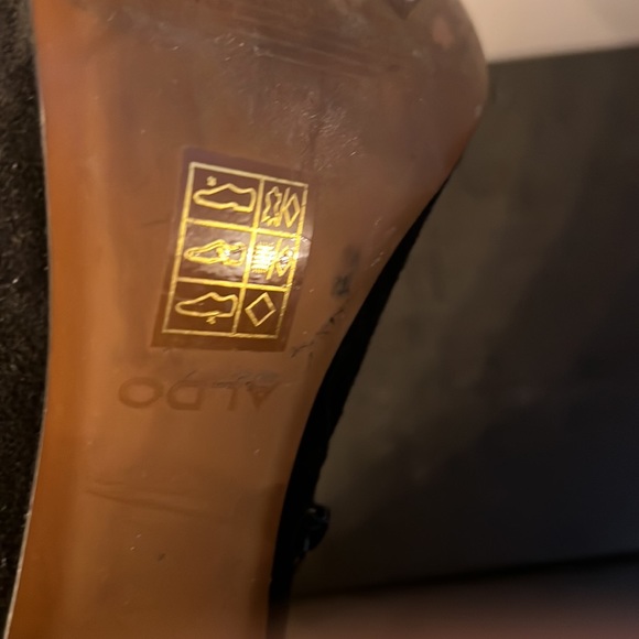 Real leather - Suede Booties ALDO - Picture 6 of 6